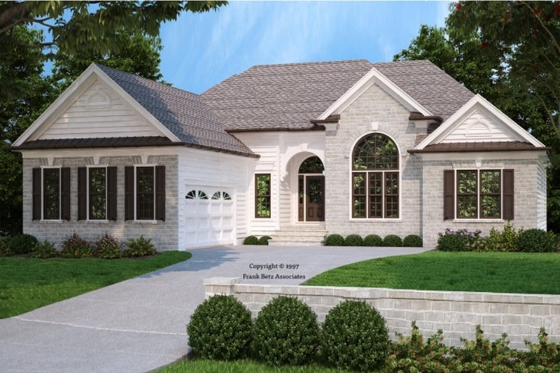 Country Style House Plan - 4 Beds 3 Baths 1970 Sq/Ft Plan #927-185
