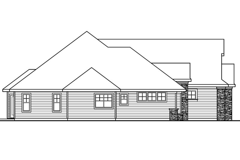 Home Plan - Exterior - Other Elevation for Traditional House Plan #124-681 - 3 bed, 2.5 bath