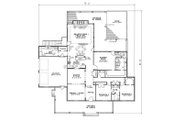 Traditional Style House Plan - 3 Beds 2.5 Baths 2607 Sq/Ft Plan #17-168 