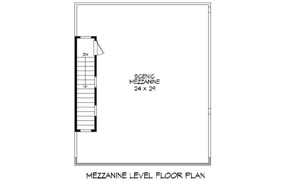 Floor Plan - Upper Floor 2 for Contemporary House Plan #932-213 - 2 bed, 2.5 bath