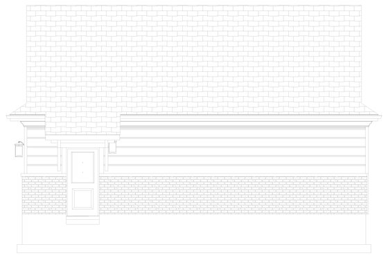 Exterior - Other Elevation 1 for Craftsman House Plan #1060-256, 0 bath