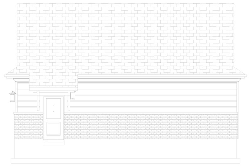 House Design - Exterior - Other Elevation 1 for Craftsman House Plan #1060-256, 0 bath