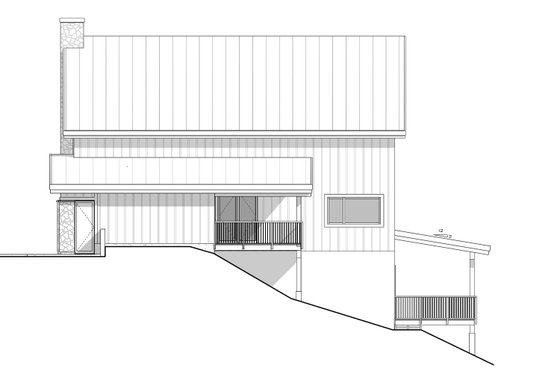 Exterior - Other Elevation 1 for Cabin House Plan #1086-25 - 6 bed, 4 bath