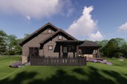 Craftsman Style House Plan - 5 Beds 5 Baths 4633 Sq/Ft Plan #1069-39 Exterior 