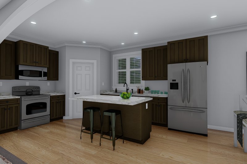 House Plan Design - Interior - Kitchen for Craftsman House Plan #1060-52 - 4 bed, 2.5 bath