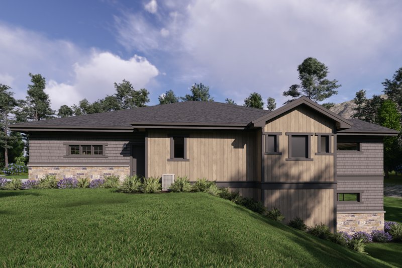 Architectural House Design - Exterior - Other Elevation for Ranch House Plan #1069-46 - 3 bed, 3.5 bath