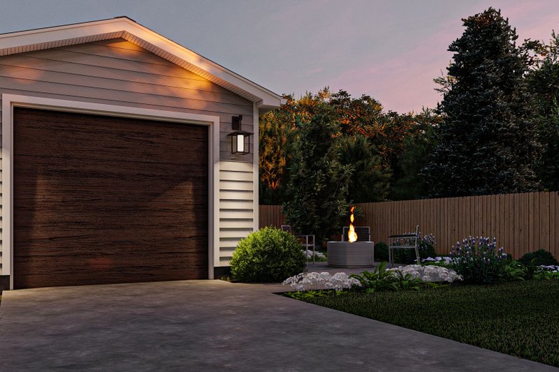 Dream House Plan - Exterior - Other Elevation 2 for Traditional House Plan #455-451, 0 bath