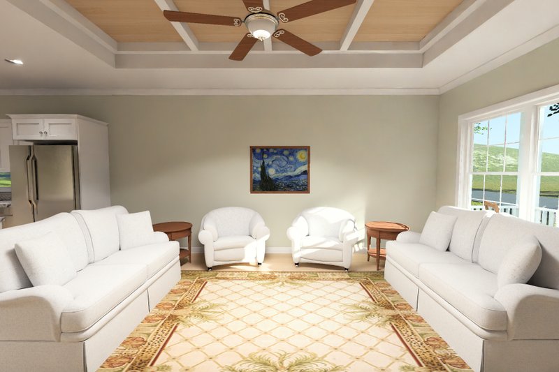Home Plan - Interior - Family Room 4 for Cottage House Plan #513-2496 - 3 bed, 2 bath