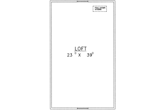 Floor Plan - Upper Floor for Traditional House Plan #117-493, 0 bath