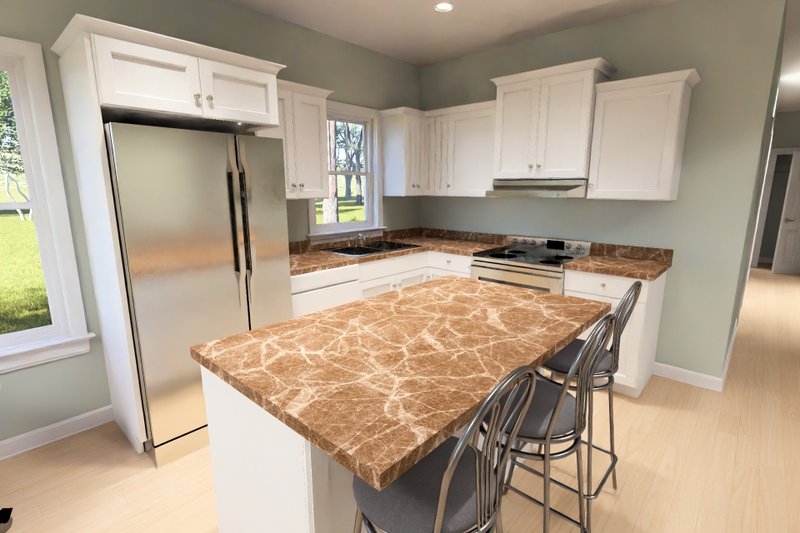 Home Plan - Interior - Kitchen for Cottage House Plan #513-2474 - 3 bed, 2 bath