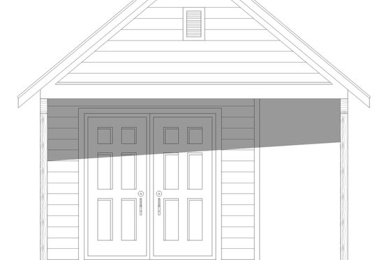 Exterior - Front Elevation 3 for Traditional House Plan #932-655, 0 bath