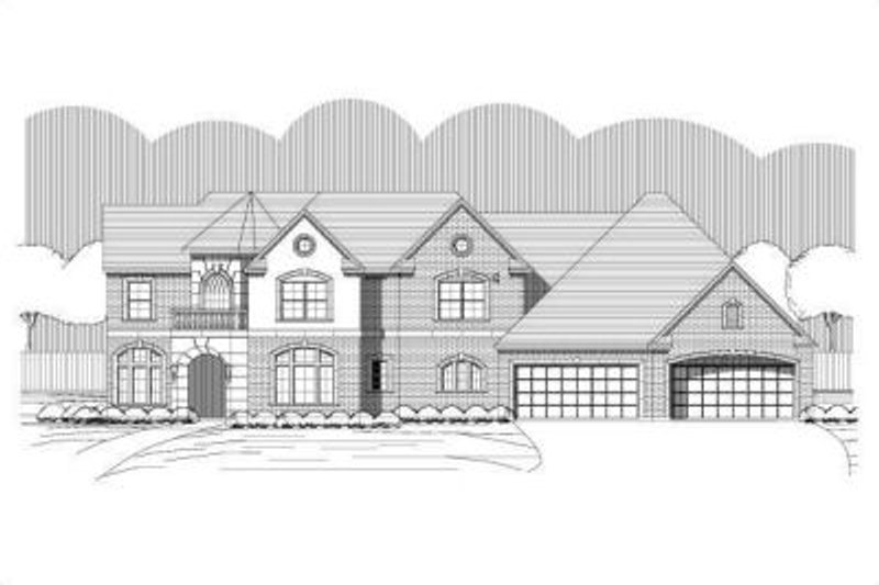 Traditional Style House Plan - 4 Beds 3 Baths 3734 Sq/Ft Plan #411-241