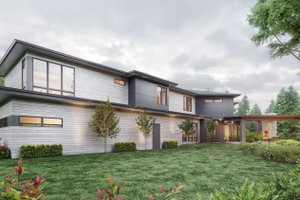 Exterior - Other Elevation for Contemporary House Plan #1066-167 - 5 bed, 5.5 bath