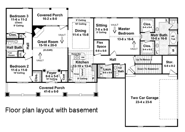 Architectural House Design - Country Floor Plan - Other Floor Plan #21-188