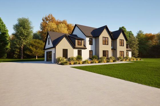 Exterior - Other Elevation for Contemporary House Plan #1116-10 - 4 bed, 3.5 bath