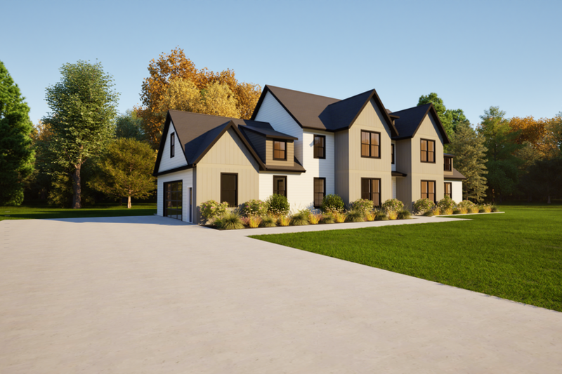 Architectural House Design - Exterior - Other Elevation for Contemporary House Plan #1116-10 - 4 bed, 3.5 bath