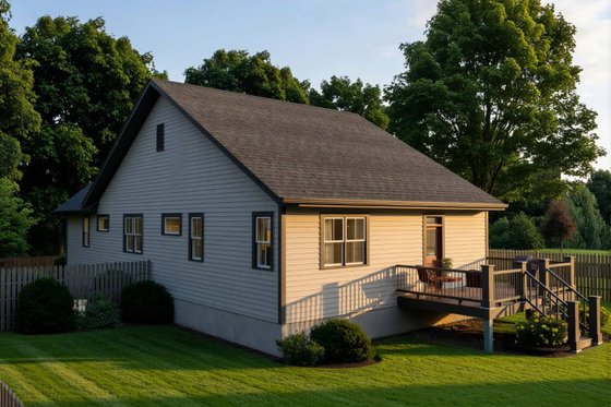 Exterior - Front Elevation 3 for Bungalow House Plan #79-269 - 3 bed, 2 bath