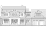 Colonial Style House Plan - 3 Beds 3.5 Baths 3538 Sq/Ft Plan #1114-18 Exterior 