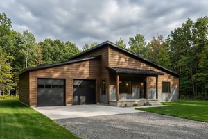 Contemporary Exterior - Front Elevation Plan #1084-5