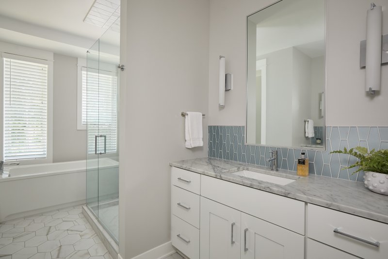 Architectural House Design - Interior - Master Bathroom 1 for Modern House Plan #928-395 - 4 bed, 4.5 bath