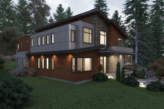 Exterior - Other Elevation for Contemporary House Plan #1066-38 - 6 bed, 5.5 bath