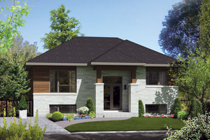 Exterior - Front Elevation Plan #25-4269