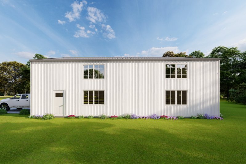 Dream House Plan - Exterior - Other Elevation 4 for Barndominium House Plan #1107-35 - 3 bed, 3.5 bath