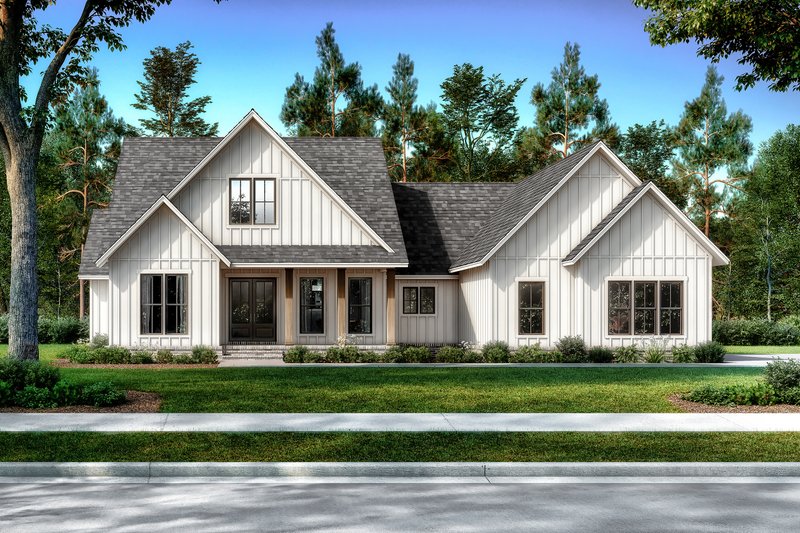 Farmhouse Style House Plan - 4 Beds 3 Baths 2278 Sq/Ft Plan #430-351 ...