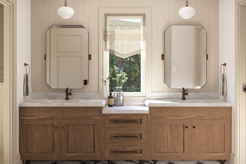 Architectural House Design - Interior - Master Bathroom 1 for Tudor House Plan #455-763 - 3 bed, 2.5 bath