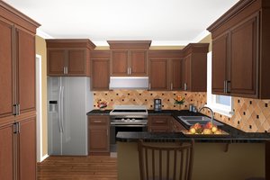 Interior - Kitchen for Craftsman House Plan #21-246 - 3 bed, 2 bath