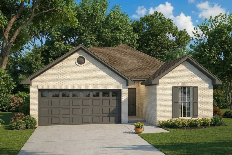 House Blueprint - Cottage Exterior - Front Elevation Plan #17-2535