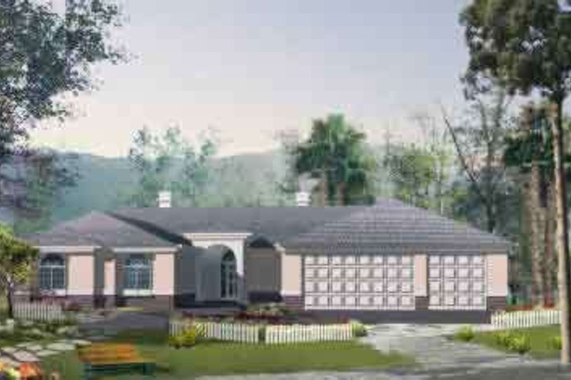 Dream House Plan - Exterior - Front Elevation Plan #1-1185
