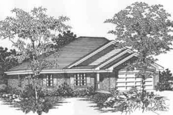 Exterior - Front Elevation for Traditional House Plan #329-142 - 4 bed, 2 bath