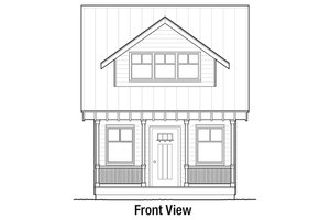 Exterior - Front Elevation 3 for Cottage House Plan #915-2 - 3 bed, 1.5 bath