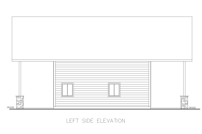 Architectural House Design - Exterior - Other Elevation for Contemporary House Plan #117-918 - 4 bed, 4 bath