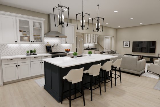 Interior - Kitchen 1 for Farmhouse House Plan #51-1363 - 4 bed, 3.5 bath