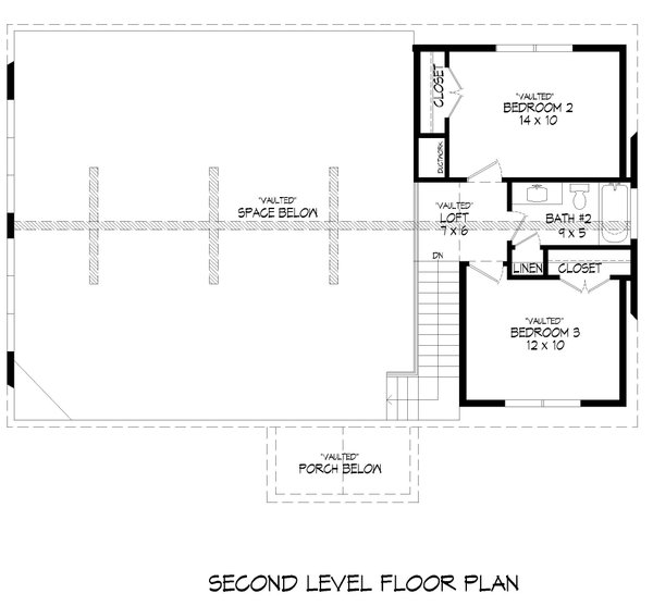 Dream House Plan - Southern Floor Plan - Upper Floor Plan #932-794