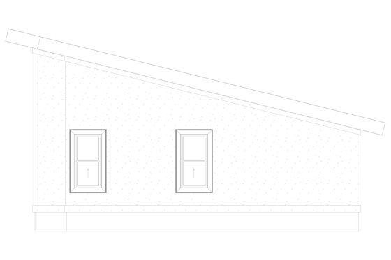 Exterior - Other Elevation 2 for Modern House Plan #1060-324 - 2 bed, 1 bath