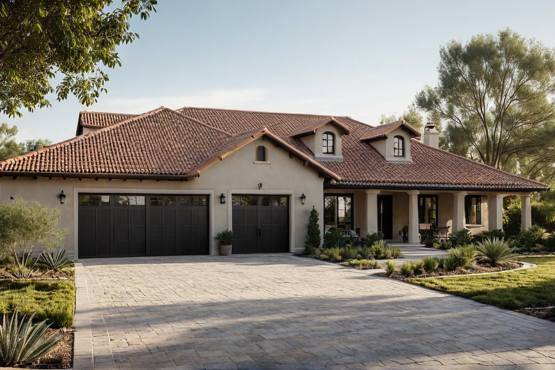Architectural House Design - Exterior - Front Elevation 3 for Country House Plan #515-6 - 4 bed, 4.5 bath