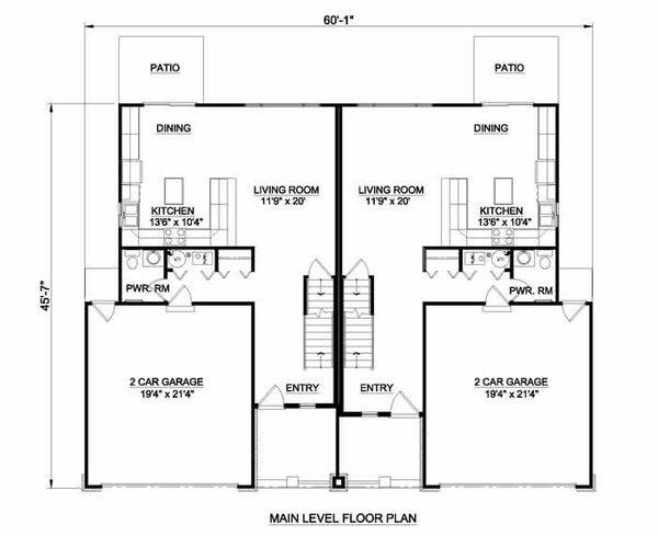 Traditional Floor Plan - Main Floor Plan #116-284