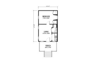 charming cottage floor plan by Marainne Cusato Houseplans Plan no. 514-2