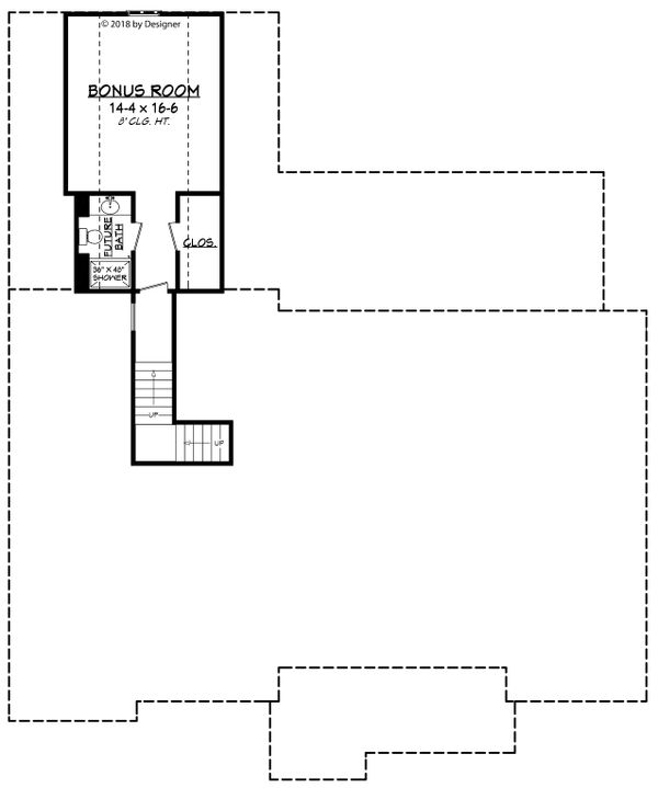 Home Plan - Optional Bonus Level