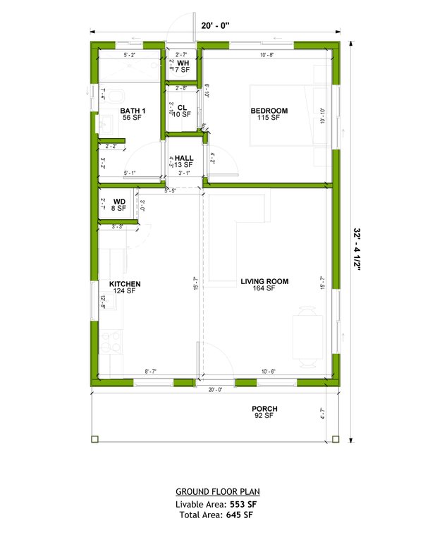 Home Plan - Ranch Floor Plan - Main Floor Plan #1106-129