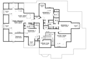 European Style House Plan - 4 Beds 4 Baths 4488 Sq/Ft Plan #17-569 
