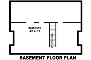 Floor Plan - Other Floor for Southern House Plan #81-731 - 3 bed, 2.5 bath