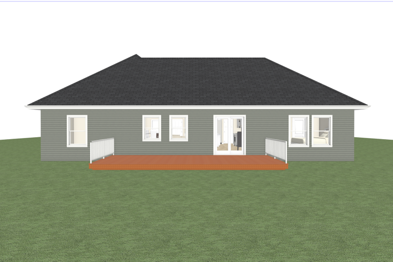 Architectural House Design - Photo 20 for Farmhouse House Plan #1109-18 - 3 bed, 2 bath