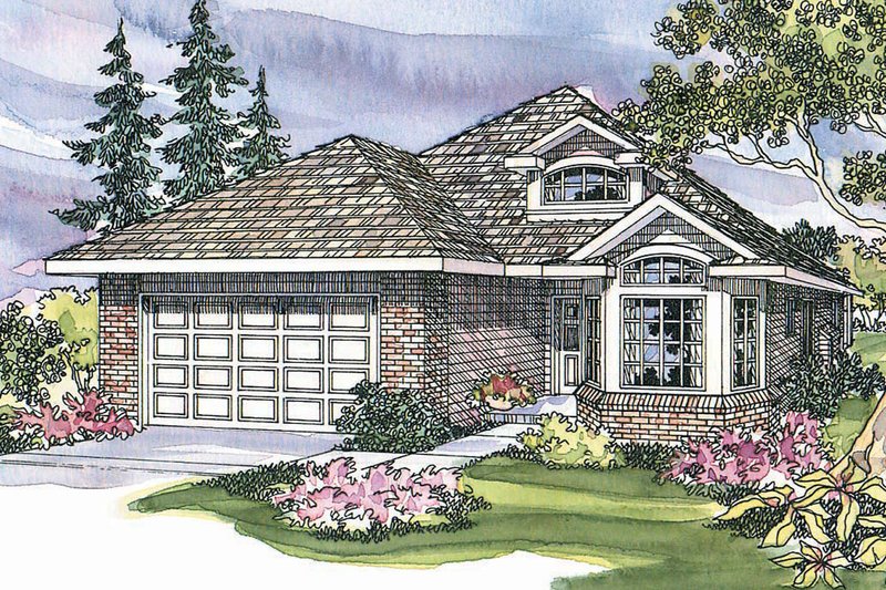 Home Plan - Traditional Exterior - Front Elevation Plan #124-335