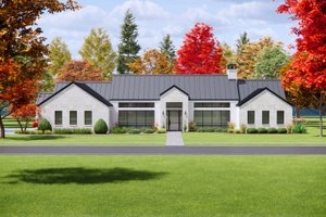 Modern Exterior - Front Elevation Plan #1096-53