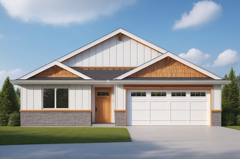 Dream House Plan - Craftsman Exterior - Front Elevation Plan #112-230