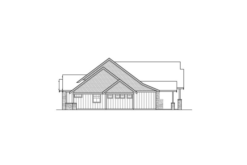 House Plan Design - Exterior - Other Elevation 1 for Traditional House Plan #124-1318 - 4 bed, 4.5 bath